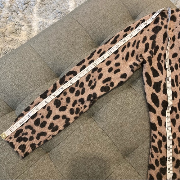 Leopard Print Cashmere Cardigan - Picture 9 of 9